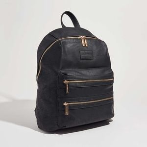 Honest Leather Backpack Diaper Bag